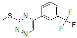 CAS 登录号：69466-62-2， 3-甲硫基-5-(alpha,alpha,alpha-三氟间甲苯基)-1,2,4-三嗪