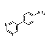 CAS 登录号：69491-60-7， 4-(5-嘧啶基)苯胺