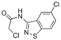 CAS 登录号：69504-45-6， 2-氯-N-(5-氯-1,2-苯并异噻唑-3-基)乙酰胺