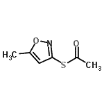 CAS 登录号：69528-38-7， S-(5-甲基-1,2-恶唑-3-基)硫代乙酸酯