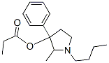 CAS 登录号：69552-02-9， 1-丁基-2-甲基-3-苯基吡咯烷-3-醇丙酸酯