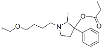 CAS 登录号：69552-09-6， 1-(4-乙氧基丁基)-2-甲基-3-苯基吡咯烷-3-醇丙酸酯