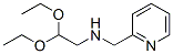 结构式 CAS# 6957-15-9, N-(2,2-二乙氧基乙基)吡啶-2-甲胺