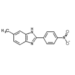 CAS 登录号：69570-93-0， 6-甲基-2-(4-硝基苯基)-1H-苯并咪唑