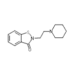 CAS 登录号：69577-09-9， 2-[2-(1-哌啶基)乙基]-1,2-苯并噻唑-3(2H)-酮