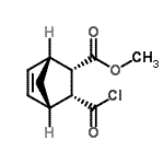 CAS 登录号：69610-44-2， 甲基(1R,2S,3R,4S)-3-(氯甲酰基)双环[2.2.1]庚-5-烯-2-羧酸酯