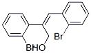 CAS 登录号：6962-83-0， 2,3-二(2-溴苯基)丙-2-烯-1-醇