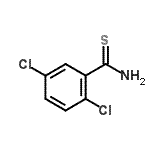 结构式 CAS# 69622-81-7, 2,5-二氯硫代苯甲酰胺
