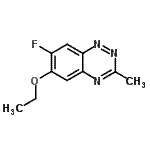 CAS 登录号：696605-73-9， 6-乙氧基-7-氟-3-甲基-1,2,4-苯并三嗪