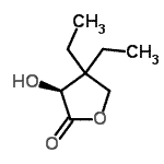 CAS 登录号：696642-67-8， (3S)-4,4-二乙基-3-羟基二氢-2(3H)-呋喃酮