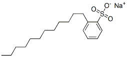 结构式 CAS# 69669-44-9, 十二烷基苯磺酸钠盐