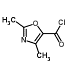 CAS 登录号：69695-18-7， 2,4-二甲基-1,3-恶唑-5-甲酰氯