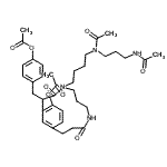 CAS 登录号：69721-70-6， 4-{4-[(3-乙酰氨基丙基)(乙酰基)氨基]丁基}-2-(4-乙酰氧基苄基)-3,9-二氧代-4,8-二氮杂双环[10.3.1]十六碳-1(16),12,14-三烯-15-基乙酸酯