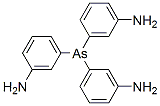 CAS 登录号：6973-95-1， 3-二(3-氨基苯基)砷烷基苯胺