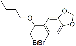 CAS 登录号：6976-60-9， 6-溴-5-(2-溴-1-丁氧基-丙基)苯并[1,3]二氧杂环戊烯