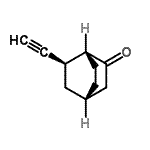 CAS 登录号：697747-89-0， (1R,4S,6R)-6-乙炔基双环[2.2.2]辛烷-2-酮