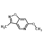 CAS 登录号：69790-39-2， 6-甲氧基-3-甲基[1,2]恶唑并[4,5-c]吡啶