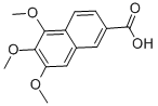 CAS 登录号：69791-81-7， 5,6,7-三甲氧基-2-萘甲酸
