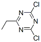 结构式 CAS# 698-72-6, 2,4-二氯-6-乙基-1,3,5-三嗪