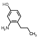 CAS 登录号：698392-87-9， 3-氨基-4-丙基-苯酚