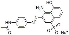 CAS#: 69847-52-5， Sodium 3-[[4-Acetamidophenyl]Azo]-4-Amino-5-Hydroxynaphthalene-1-Sulphonate