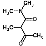 CAS 登录号：69946-47-0， N,N,2-三甲基-3-氧代-丁酰胺