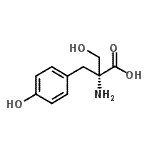 CAS 登录号：69980-45-6， alpha-(羟基甲基)-L-酪氨酸