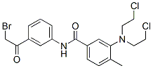 CAS 登录号：70020-68-7， 3-[二(2-氯乙基)氨基]-3'-(溴乙酰基)-4-甲基苯甲酰苯胺