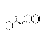 CAS 登录号：700347-12-2， N-(2-喹啉基)环己烷甲酰胺