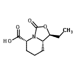 CAS 登录号：700380-04-7， (1S,5R,8aS)-1-乙基-3-氧代六氢[1,3]恶唑并[3,4-a]吡啶-5-羧酸