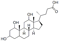 CAS 登录号：70050-65-6， 1,3,12-三羟基胆烷酸