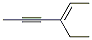 CAS 登录号：70058-03-6， (E)-3-乙基-2-己烯-4-炔