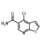 CAS 登录号：700844-20-8， 4-氯噻吩并[2,3-b]吡啶-5-甲酰胺
