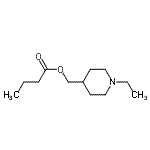 CAS 登录号：700870-64-0， (1-乙基-4-哌啶基)甲基丁酸酯