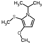 CAS 登录号：700874-12-0， 1-异丙基-3-甲氧基-2-(甲硫基)-1H-吡咯