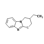 CAS 登录号：701192-81-6， 3-乙基-3,4-二氢-2H-[1,3]噻嗪并[3,2-a]苯并咪唑