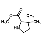 CAS 登录号：701197-44-6， 甲基3,3-二甲基-L-脯氨酸酯