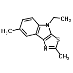 CAS 登录号：701230-95-7， 4-乙基-2,7-二甲基-4H-[1,3]噻唑并[5,4-b]吲哚