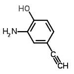 CAS 登录号：70239-82-6， 2-氨基-4-乙炔基苯酚
