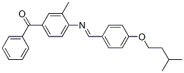 CAS 登录号：70318-55-7， 4-[(4-异戊氧基苄亚基)氨基]-3-甲基二苯甲酮