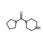 CAS 登录号：70336-11-7， 1-哌嗪基(1-吡咯烷基)甲酮