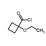 CAS 登录号：70339-22-9， 1-乙氧基环丁烷甲酰氯