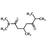 CAS 登录号：70367-60-1， N,N,3,6-四甲基-5-氧代庚烷e硫代酰胺