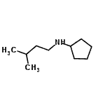 CAS 登录号：70392-00-6， N-(3-甲基丁基)环戊烷胺