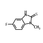 CAS 登录号：704-51-8， 5-氟-1-甲基-1,3-二氢-2H-苯并咪唑-2-硫酮