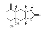 CAS 登录号：7044-35-1， (3aR)-3aalpha,4,4aalpha,5,6,7,8,8a,9,9aalpha-十氢-8beta-羟基-8abeta-甲基-3,5-二亚甲基萘并[2,3-b]呋喃-2(3H)-酮