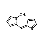 CAS 登录号：704895-47-6， 1-甲基-2-[(E)-2H-吡咯-2-亚基甲基]-1H-吡咯