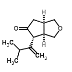 CAS 登录号：704907-60-8， (3aR,4R,6aR)-4-(3-甲基-1-丁烯-2-基)四氢-1H-环戊二烯并[c]呋喃-5(3H)-酮