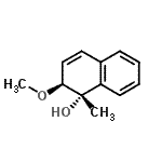 CAS 登录号：705279-31-8， (1S,2S)-2-甲氧基-1-甲基-1,2-二氢-1-萘酚