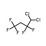 结构式 CAS# 70566-51-7, 4,4-二氯-1,1,1,3,3-五氟丁烷